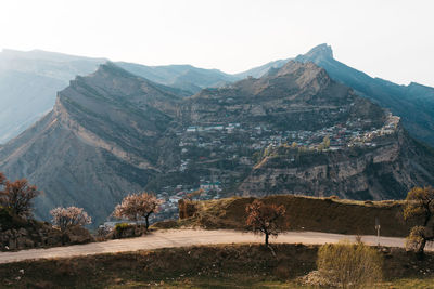 Scenic view of gunib