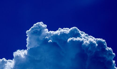 Low angle view of clouds in sky