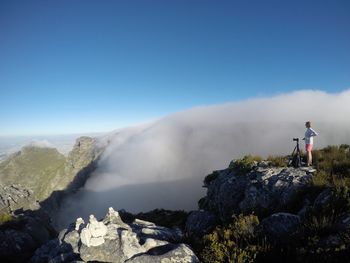 On top of table mountain-photographer