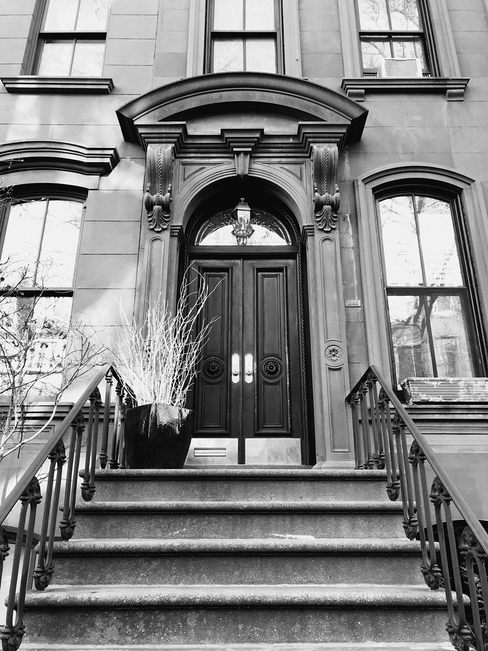 LOW ANGLE VIEW OF STEPS AND BUILDING