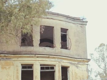 Low angle view of building against sky