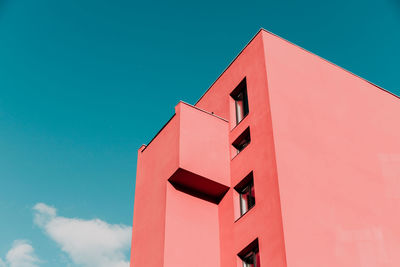 Low angle view of building against sky