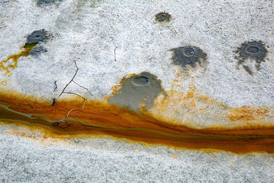 Full frame shot of old rusty metal