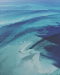 High angle view of swimming pool