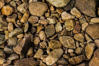 Full frame shot of stones