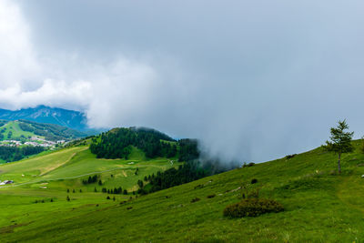 Scenic view of landscape against sky