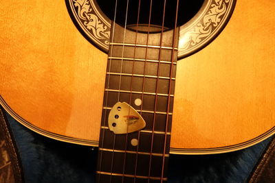 Close-up of guitar