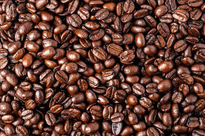 Full frame shot of coffee beans