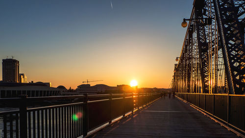 Bridge at sunset