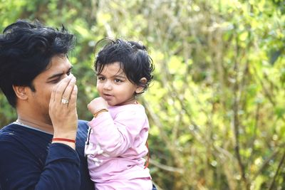 Father and daughter