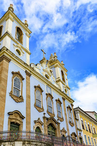 Low angle view of building against sky