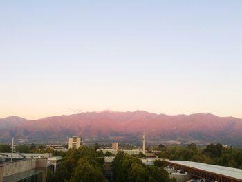 Scenic view of mountains