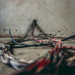 Close-up of fishing net