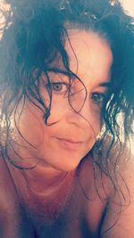 Portrait of young woman