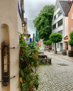 View of buildings in city