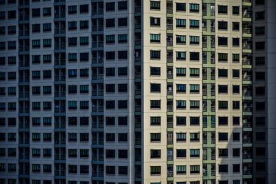 Full frame shot of modern building in city