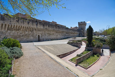 View of historic building against sky