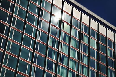 Low angle view of glass building