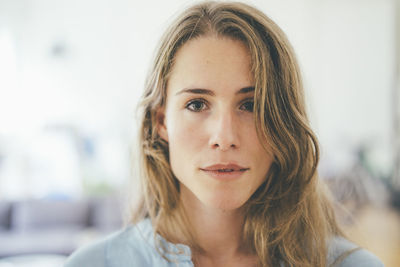 Portrait of confident young woman