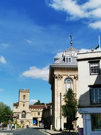 Low angle view of building against sky