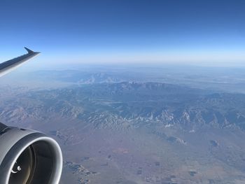 Aerial view of landscape against sky