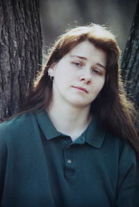 Portrait of young woman