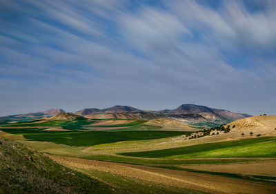 Scenic view of the landscape against sky