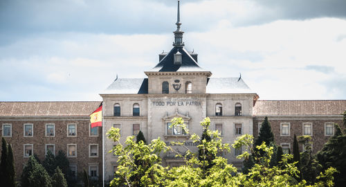 Low angle view of historical building against sky