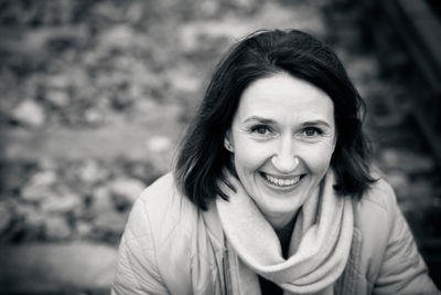 Portrait of a smiling young woman