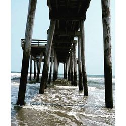 Pier on sea