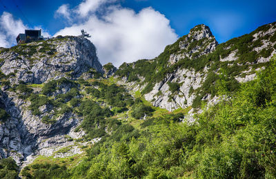 Scenic view of mountain against sky