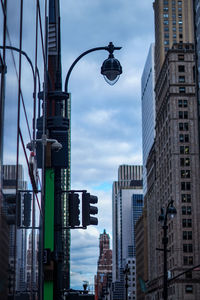 Low angle view of buildings against sky