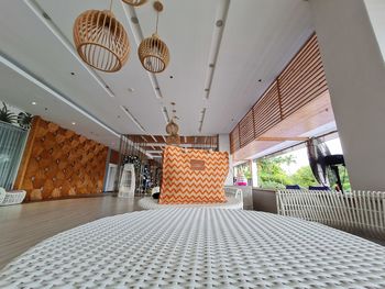 Low angle view of ceiling in building