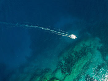 Aerial view of sea