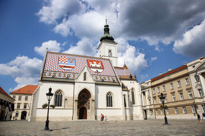 View of temple against sky