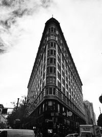 Low angle view of building against sky