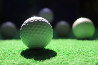 Close-up of ball on table