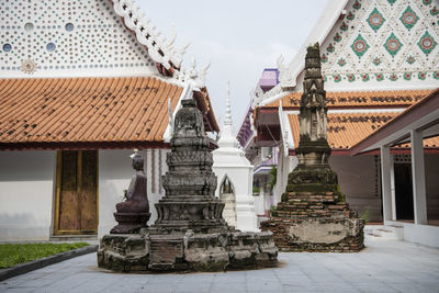 Low angle view of temple