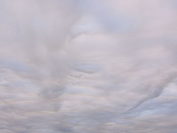 Low angle view of clouds in sky