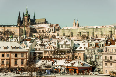 View of buildings in city