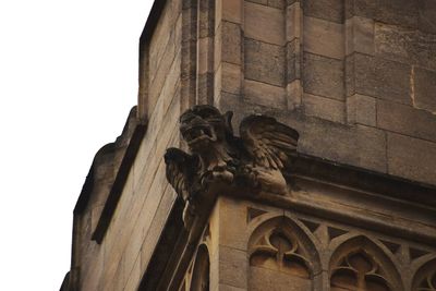 Low angle view of statue