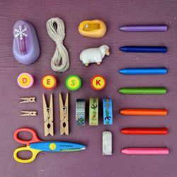 Close-up of multi colored objects