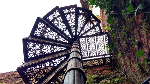 Low angle view of built structure against sky