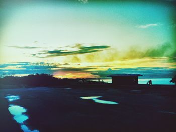 View of blue sky and clouds