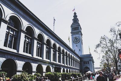 Low angle view of historical building