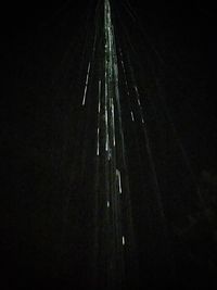 Road against sky at night