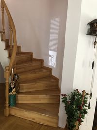 Staircase of building at home