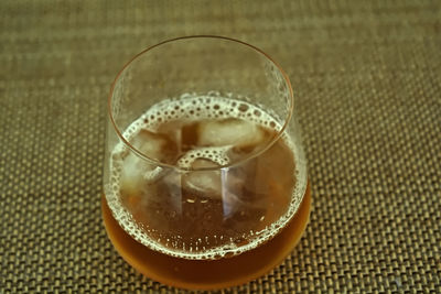 Close-up of drink on table