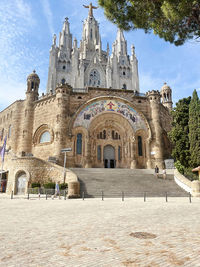 Low angle view of historical building against sky