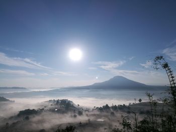 Scenic view of landscape against sky